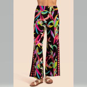Trina Turk Birds Split Leg Cover up Pants